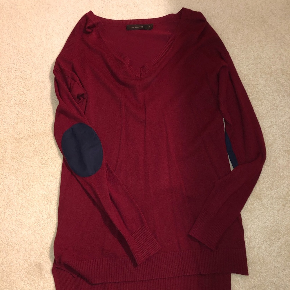 Maroon long sleeve sweater